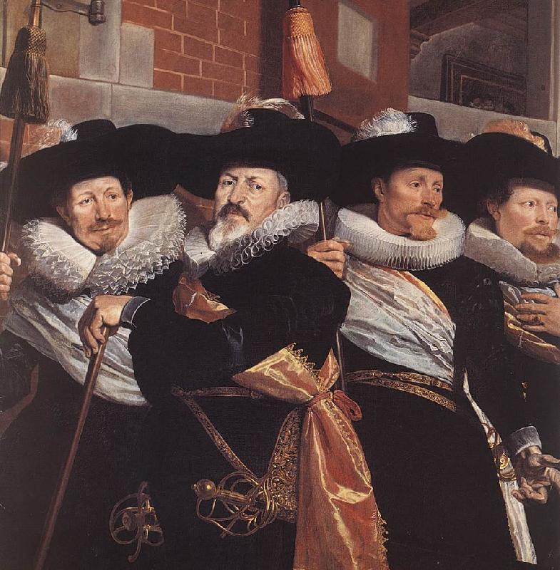 POT, Hendrick Gerritsz Officers of the Civic Guard of St Adrian (detail) a France oil painting art